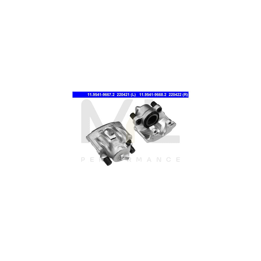 ATE 11.9541-9668.2 Brake Caliper without holder