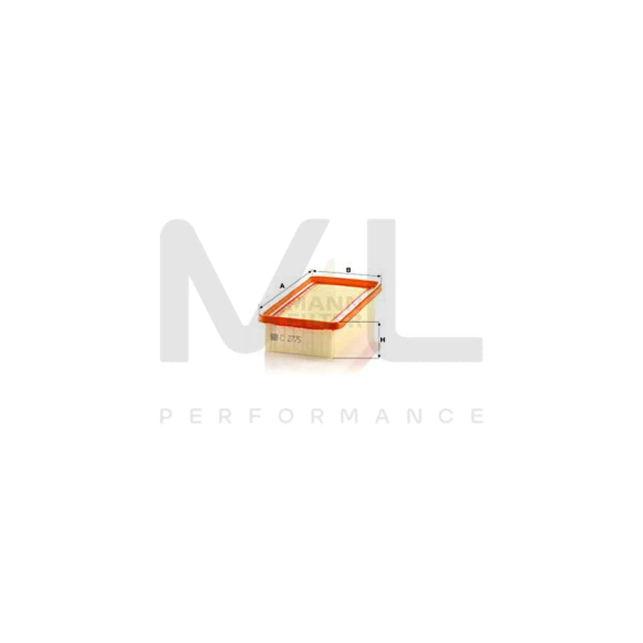 MANN-FILTER C 2775 Air Filter Filter Insert