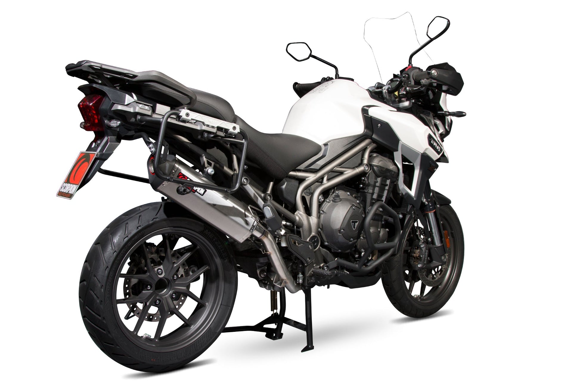 Scorpion RTR80SEO Triumph Tiger 1200 Explorer Serket Parallel Slip-On - Brushed Stainless Steel Sleeve | ML Performance US US