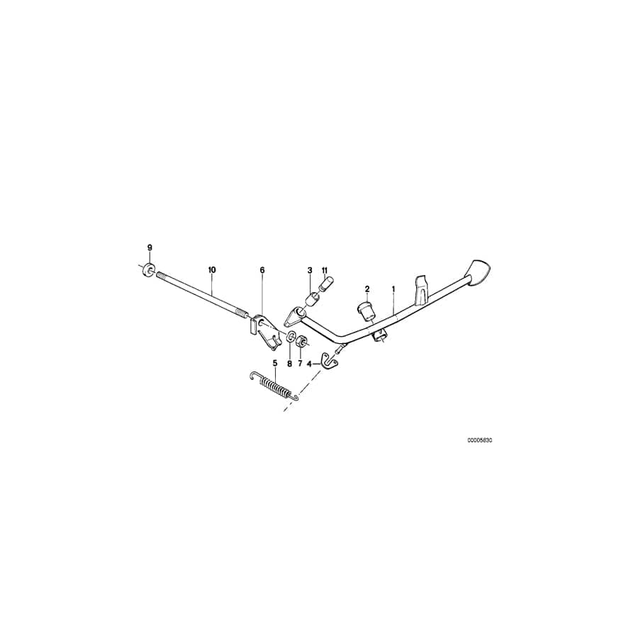 Genuine BMW 46532310739 Tension Spring (Inc. R 65 RT) 1 | ML Performance UK Car Parts