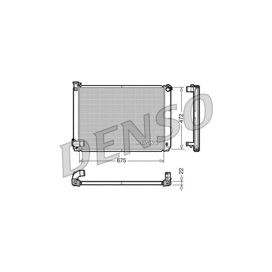 DENSO DRM51005 Engine Radiator