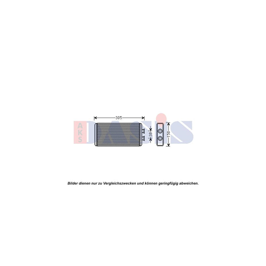 AKS Dasis 219005N Heater Matrix for Lexus Ls III (Xf30)