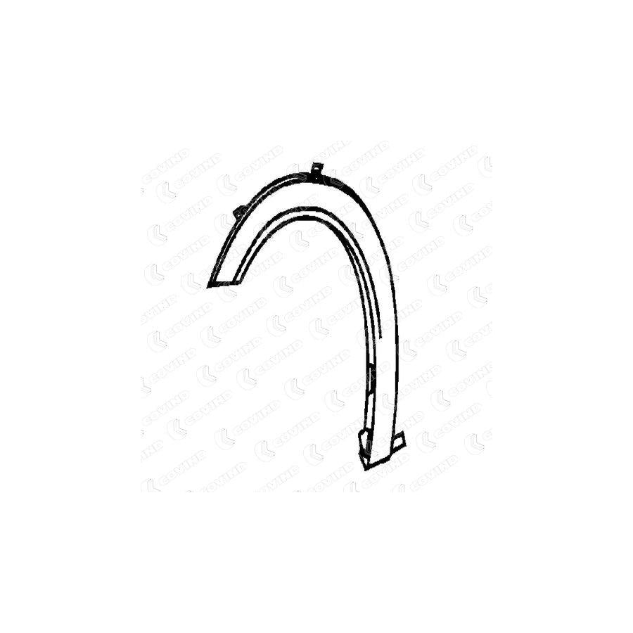 Covind C39/204 Trim / Protective Strip, Mudguard