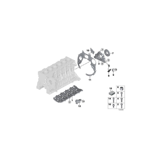 Genuine BMW 11110395221 E60 E61 Gasket Set Engine Block Asbesto Free (Inc. 535d) | ML Performance US Car Parts