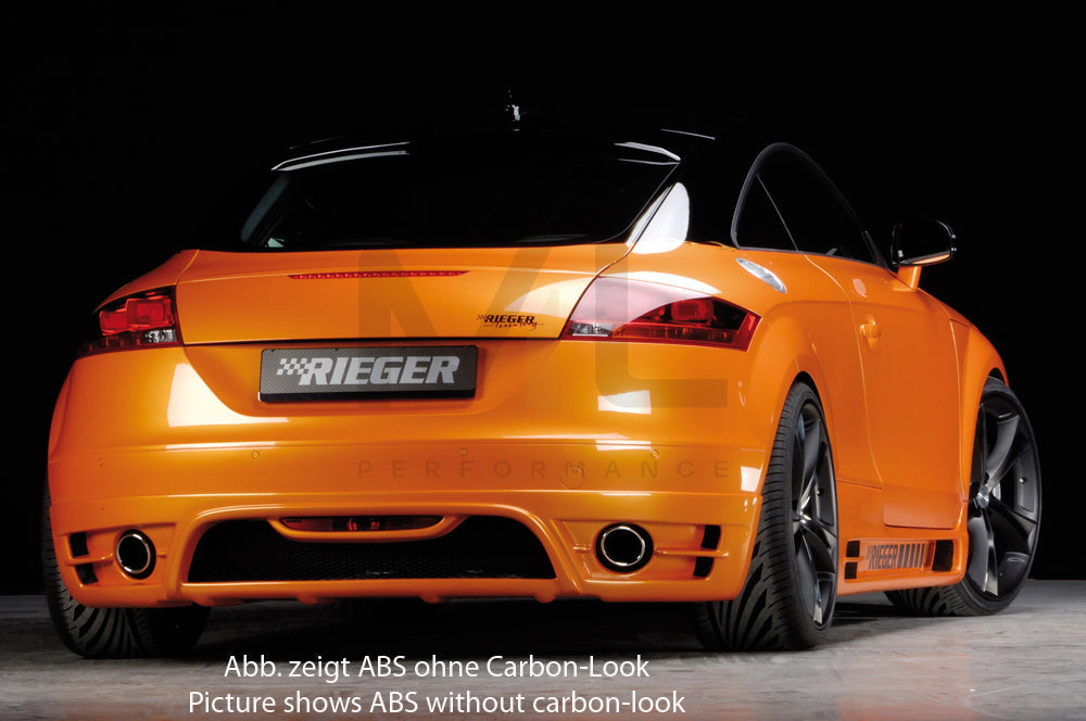 Rieger 00099047 Audi 8J TT Rear Diffuser 2 | ML Performance US Car Parts