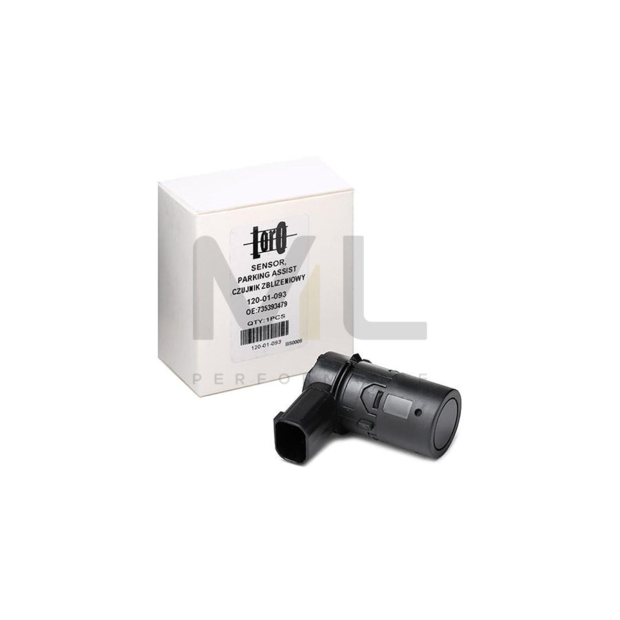 ABAKUS 120-01-093 Parking sensor Rear, Black, Ultrasonic Sensor