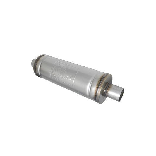  aFe 49M00021 2-1/2 IN ID Center/Center 18 IN L x 6 IN Dia - Round Body Muffler  | ML Performance US Car Parts