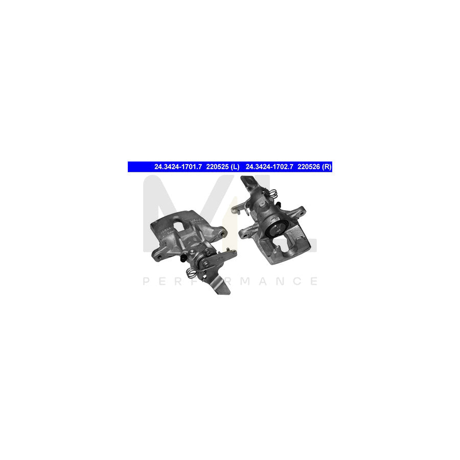 ATE 24.3424-1702.7 Brake Caliper without holder