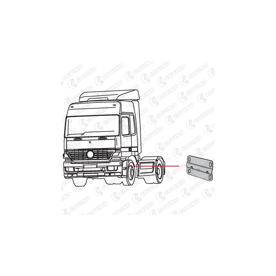 Covind 943/322 Holder, Mudguard