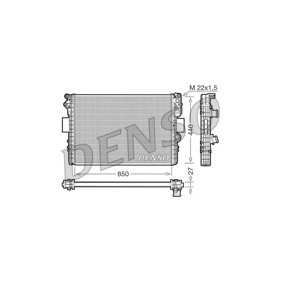 DENSO DRM12002 Engine Radiator for Iveco Daily