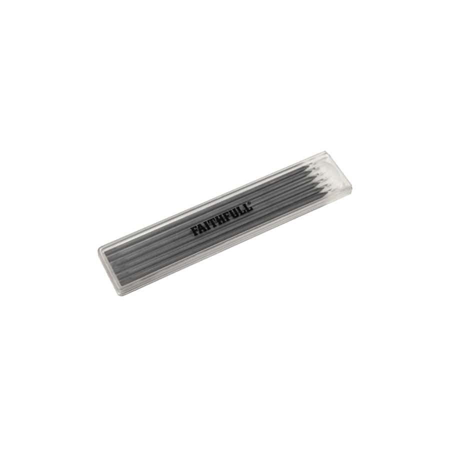 Faithfull FAICPLRRFILB Black Pencil Marking Refill Pack, 6 Piece