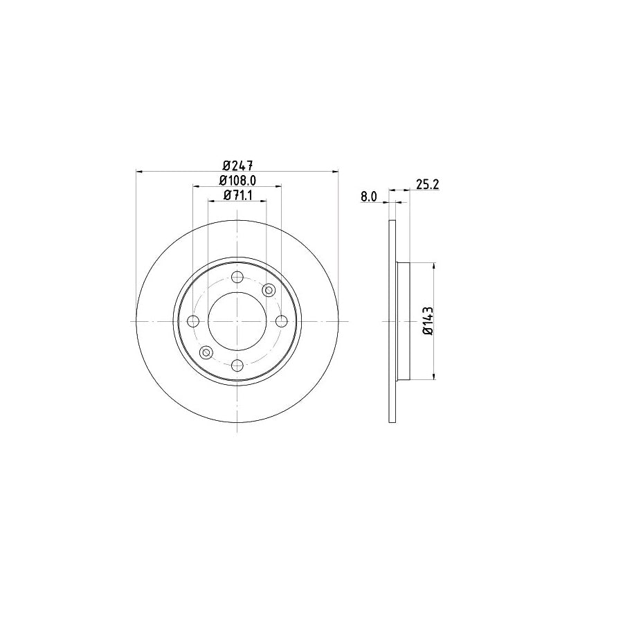Barum Bar08106 Brake Disc