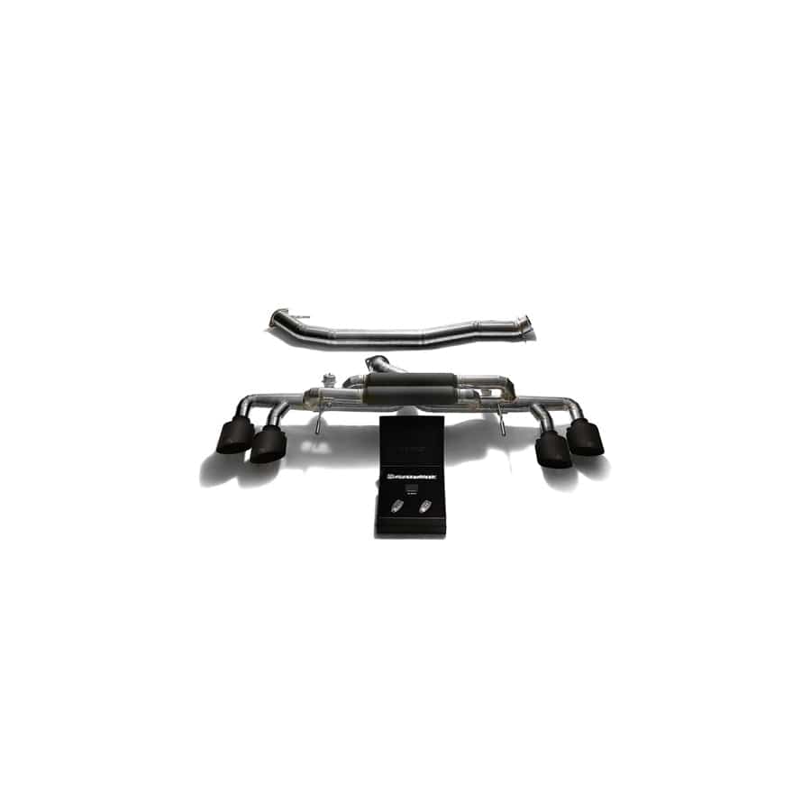 Armytrix NI35TS-QT11M Titanium Valvetronic 90mm Race Exhaust System Nissan GT-R R35 2007-2021 with Quad Matte Black 5"