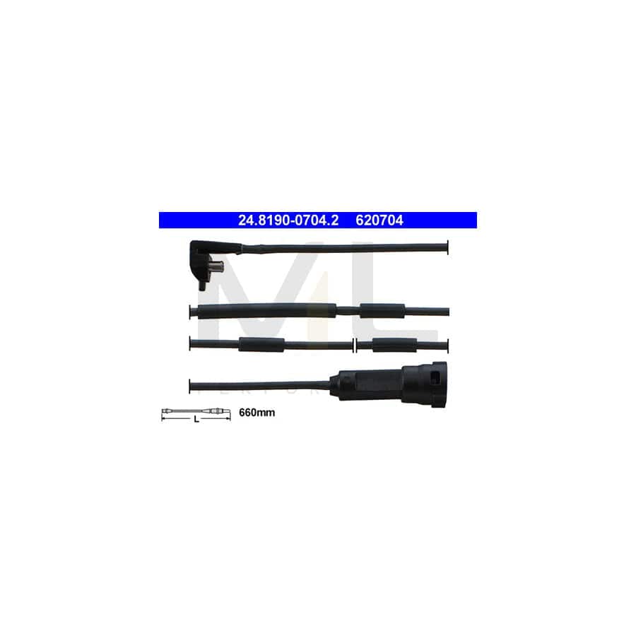 ATE 24.8190-0704.2 Brake pad wear sensor