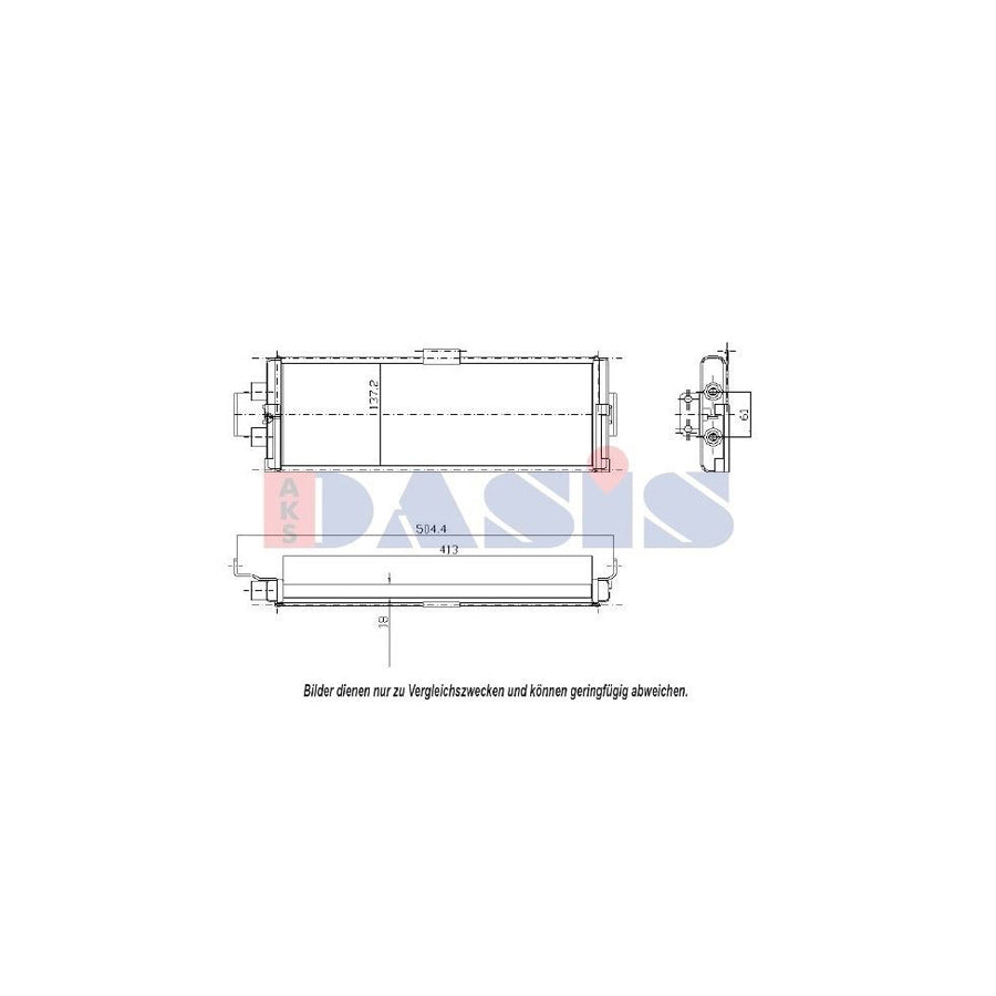 AKS Dasis 446007N Engine Oil Cooler