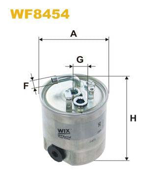 WIX Filters WF8454 Fuel Filter For Jeep Grand Cherokee Ii (Wj, Wg)