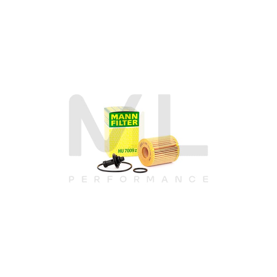 MANN-FILTER HU 7009 z Oil Filter with seal, Filter Insert