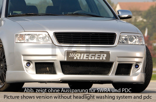 Rieger 00055313 Audi 4B A6 Front Bumper - S6-Look 1 | ML Performance UK Car Parts