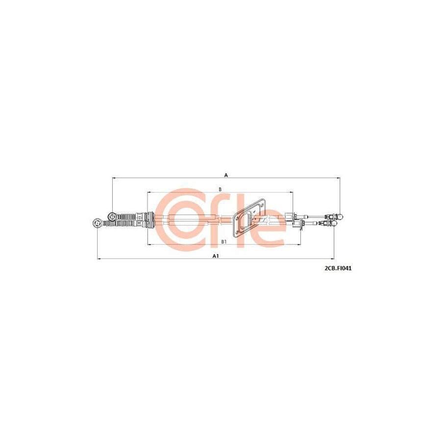Cofle 92.2Cb.Fi041 Cable, Manual Transmission for Fiat Tipo