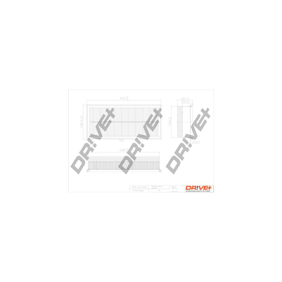 Dr!Ve+ Dp1110.10.0642 Air Filter