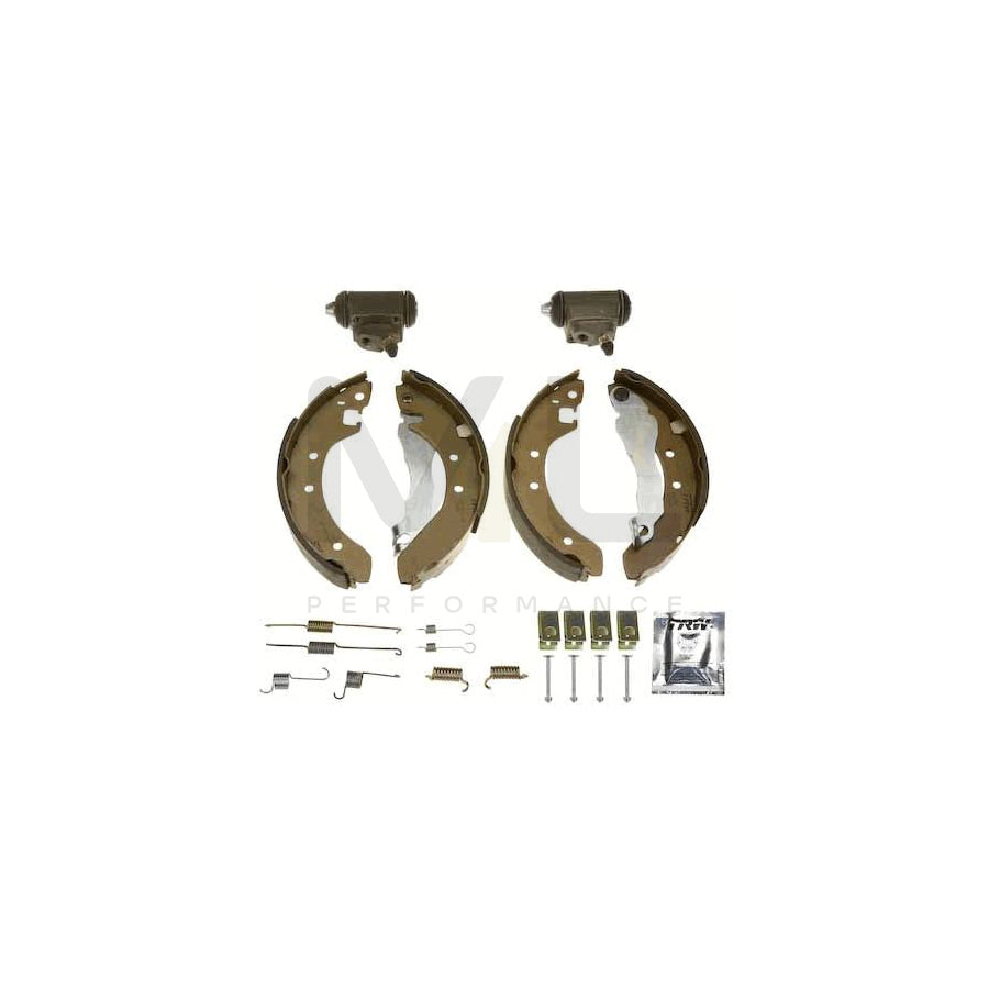 TRW Brake Kit BK1858 Brake Shoe Set with wheel brake cylinder | ML Performance Car Parts
