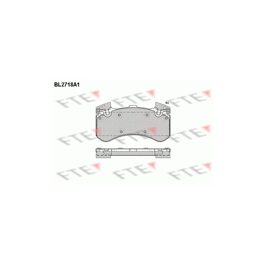 FTE 9010943 Brake Pad Set