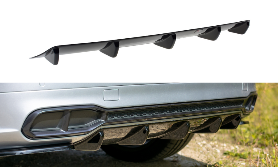 Maxton Design AU-SQ5-2-RS1T Rear Valance Audi SQ5 / Q5 S-Line MK2 | ML Performance UK Car Parts