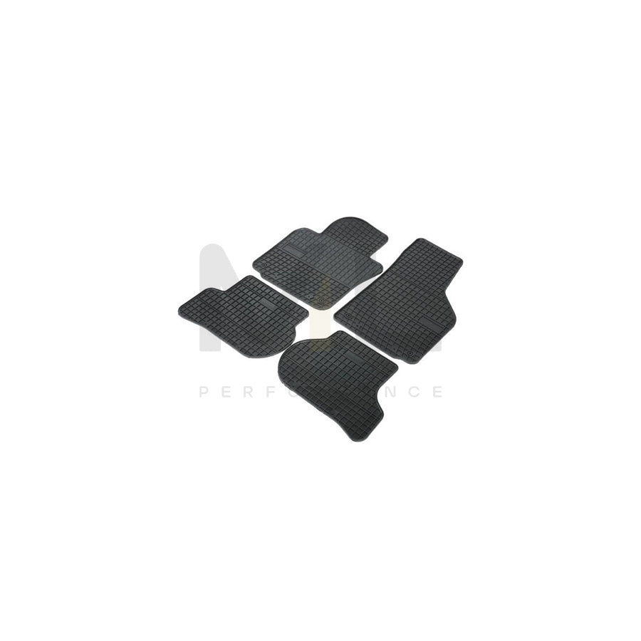 FROGUM Tailored 0361 Floor mat set Elastomer, Front and Rear, Quantity: 4, Black, (LHD)
