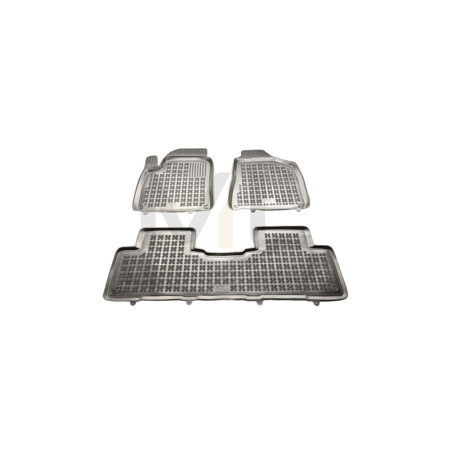 REZAW PLAST 203003 Floor mat set Elastomer, Front and Rear, Black
