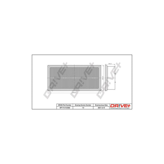 Dr!Ve+ Dp1110.10.0382 Air Filter