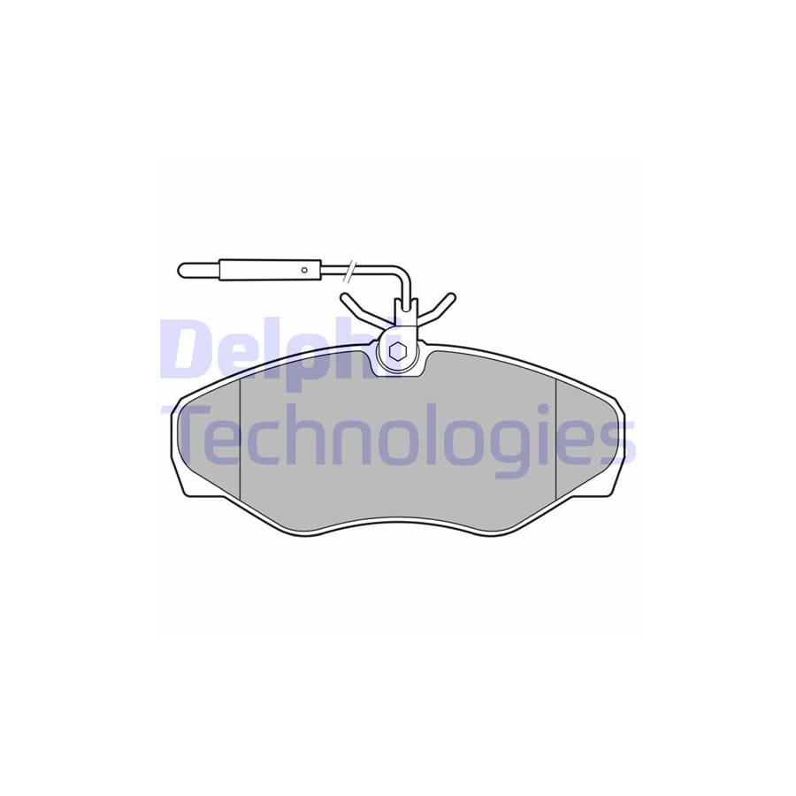 Delphi Lp3624 Brake Pad Set For Renault Espace Iii (Je)