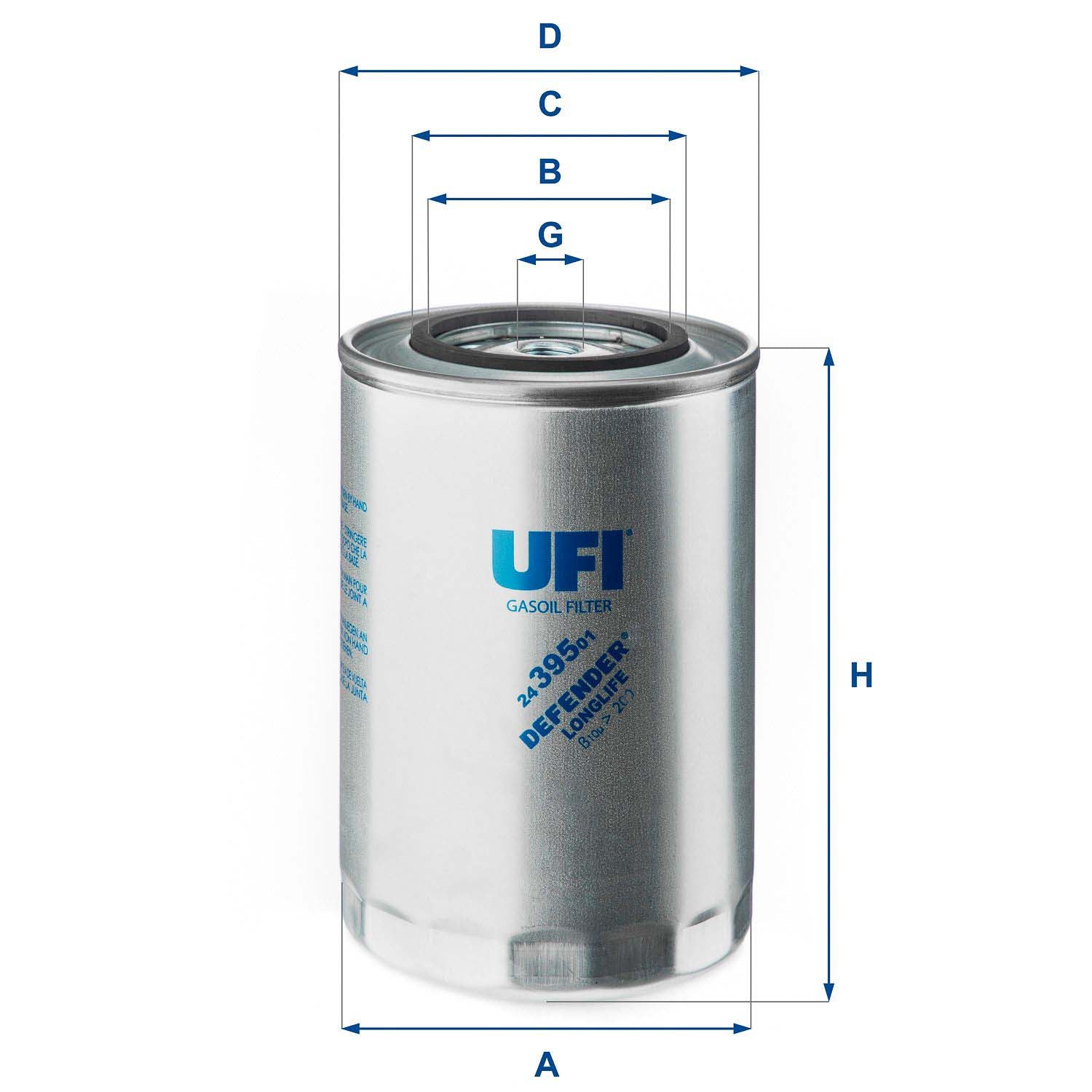 UFI 24.395.01 Fuel Filter