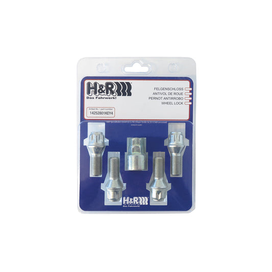 H&R 12252601KEY4 Wheel-Lock set M12 taper head 60° | ML Performance US Car Parts