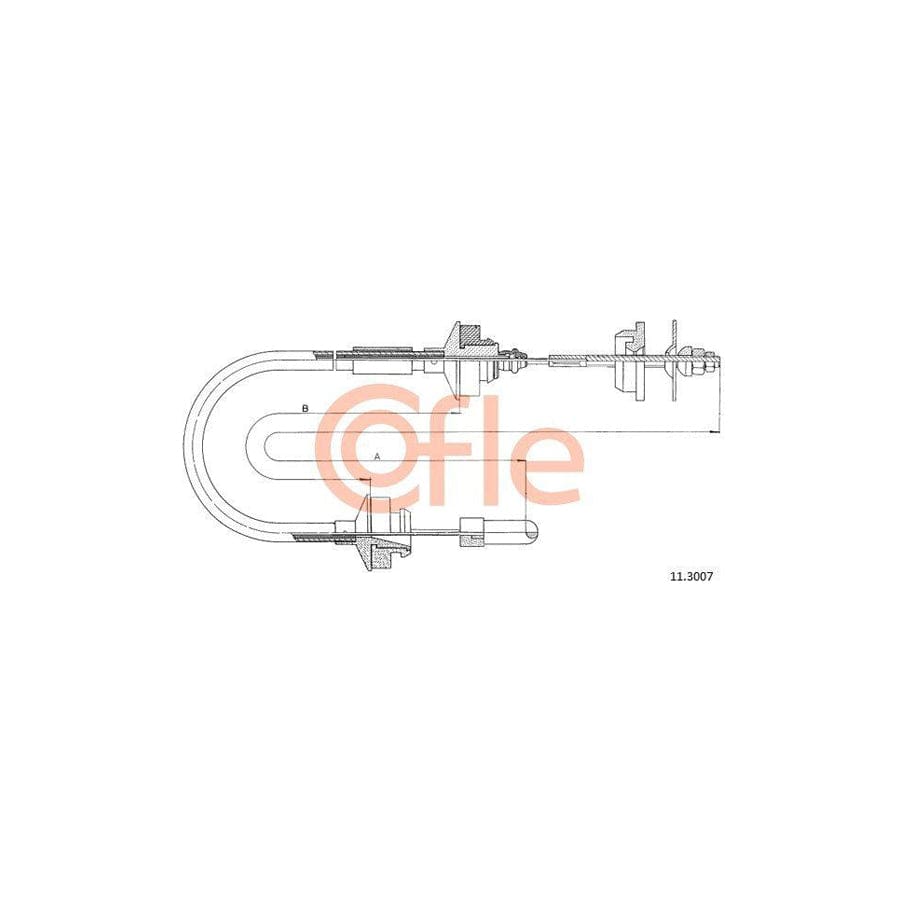 Cofle 11.3007 Clutch Cable