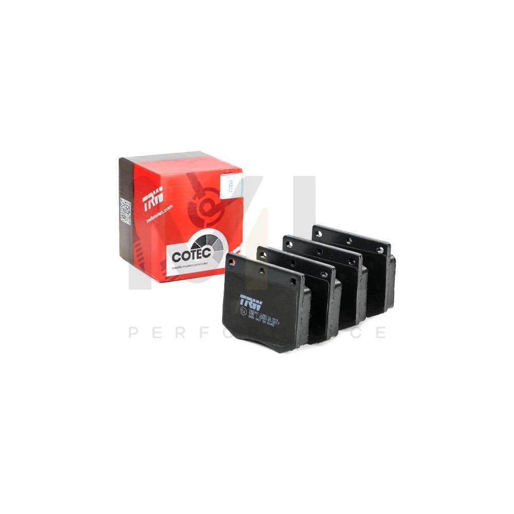 TRW Cotec Gdb660 Brake Pad Set Not Prepared For Wear Indicator | ML Performance Car Parts