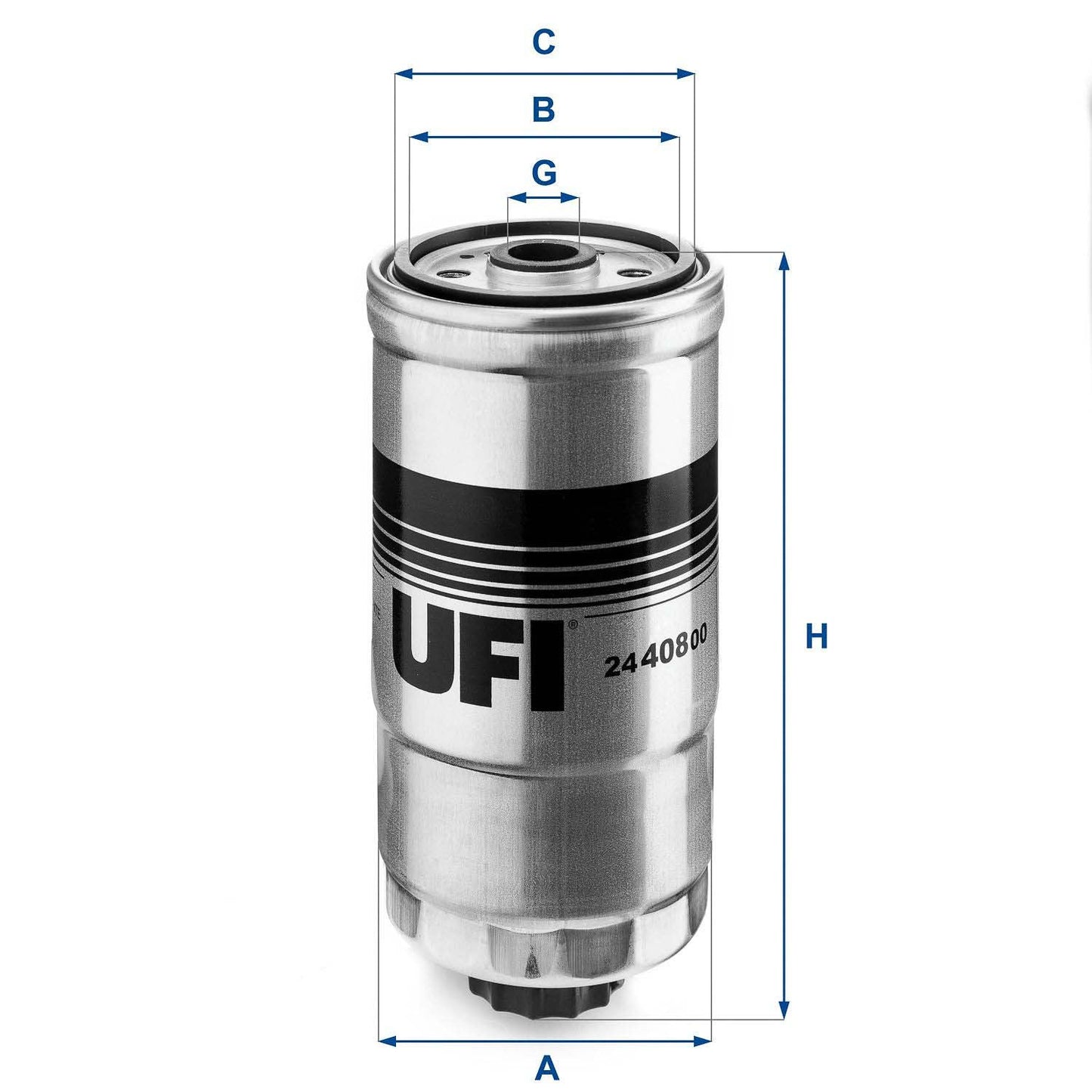 UFI 24.408.00 Fuel Filter