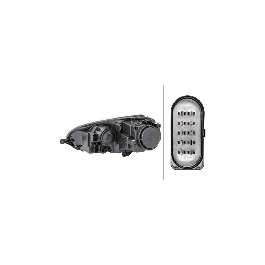 Hella 1EG 247 007-421 Headlight For VW Golf V Hatchback (1K1)
