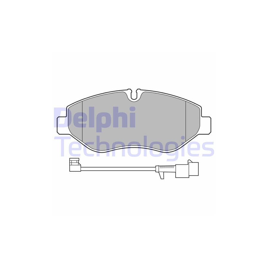 Delphi Lp3621 Brake Pad Set For Iveco Daily