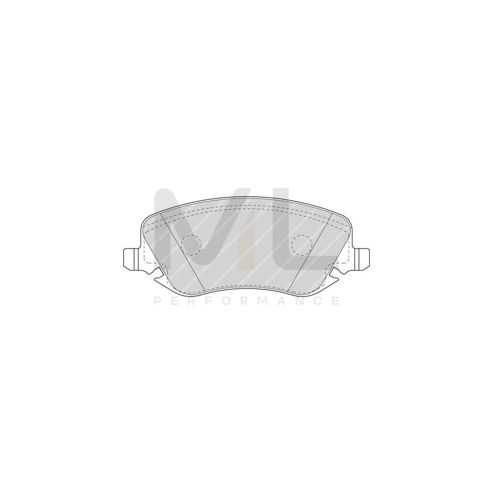 Ferodo Sl Fsl1995 Brake Pad Set Not Prepared For Wear Indicator | ML Performance Car Parts