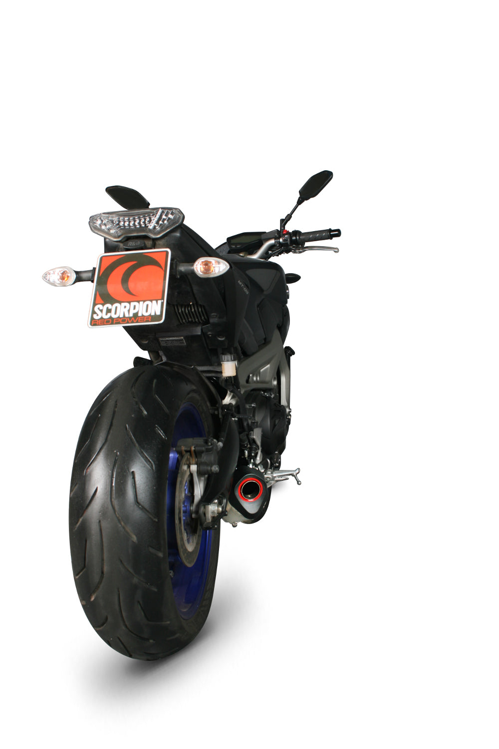 Scorpion RYA93SYSSEO Yamaha Serket Taper Full System - Brushed Stainless Steel Sleeve (MT-09 / MT-09 SP) | ML Performance US US