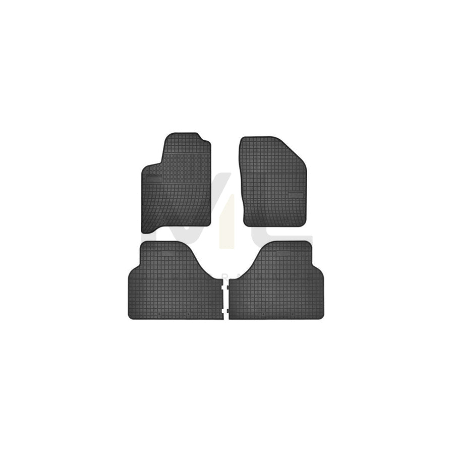 FROGUM Tailored 546641 Floor mat set Elastomer, Front and Rear, Quantity: 4, Black, (LHD)