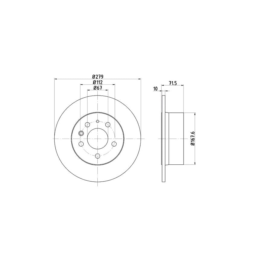 Barum Bar10185 Brake Disc