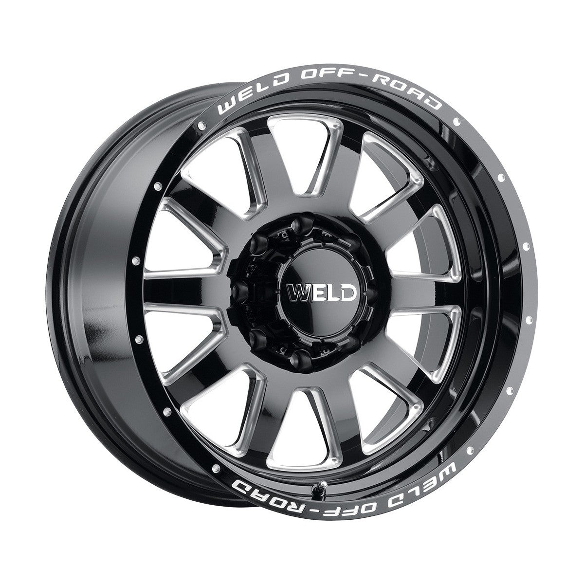 Weld W10289017501 Stealth W102 Wheel 18x9 8x170 ET0 BS5.01 Gloss Black Mill
