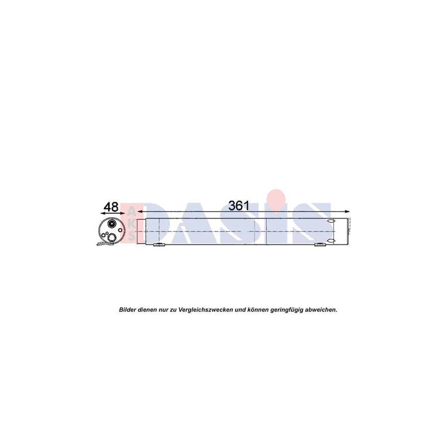 AKS Dasis 800657N Dryer, Air Conditioning Suitable for Mercedes-Benz Sprinter