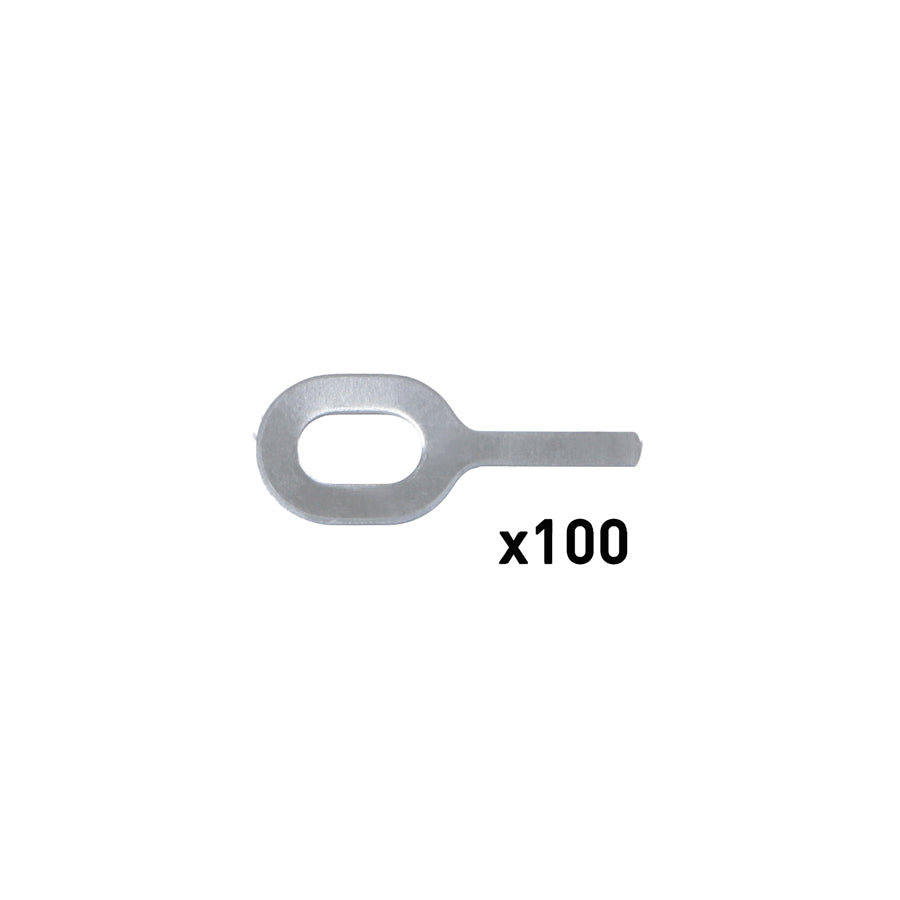 Gys 059498 100 Straight Pulling Rings Almgsi Thickness 1.0 Mm For Spot Arcpull Car Body Consumables