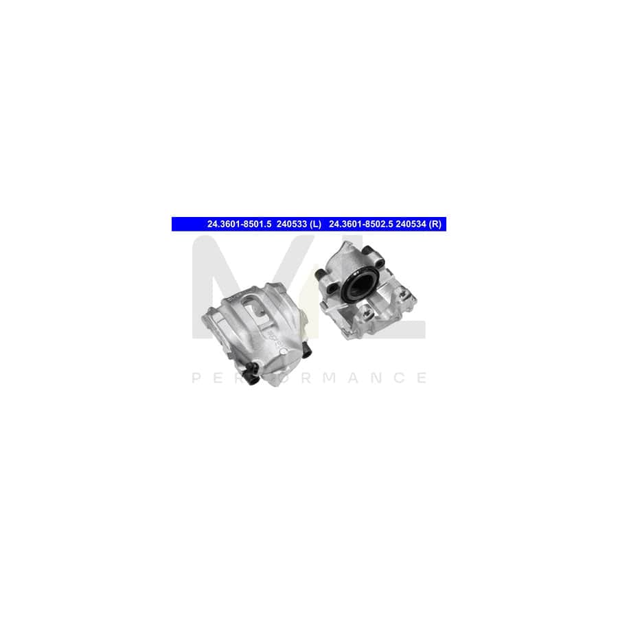 ATE 24.3601-8501.5 Brake Caliper for BMW 5 Series without holder