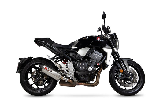 Scorpion RHA187SEO Honda CB1000 R Serket Parallel Slip-On - Brushed Stainless Steel Sleeve | ML Performance US US