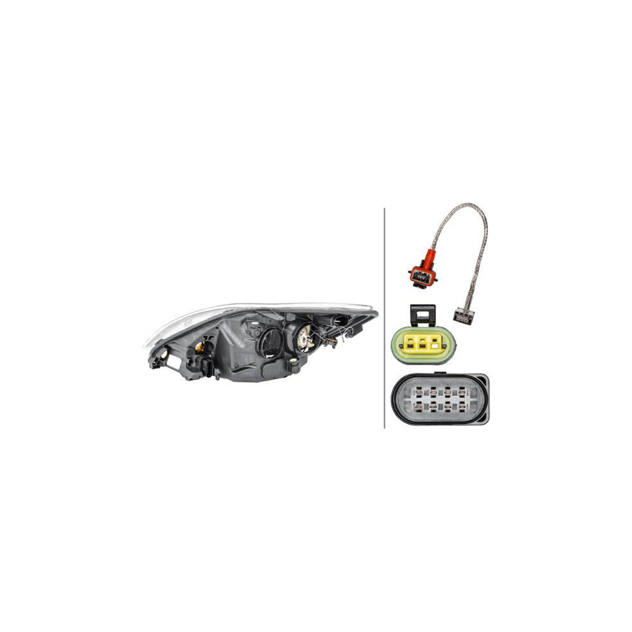 Hella 1LL 354 807-081 Headlight For Ford Focus