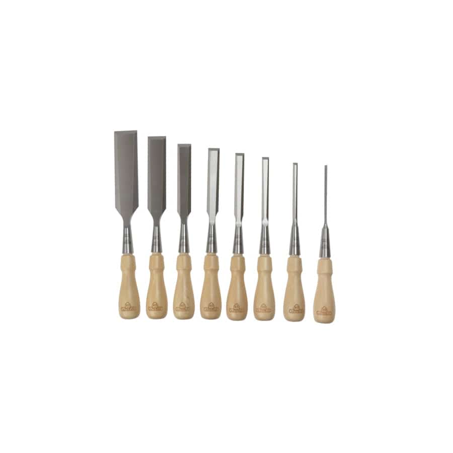 STANLEY® STA116793 Sweetheart Socket Chisel Set, 8 Piece: 3 6 8 12 15 18 25 & 32mm