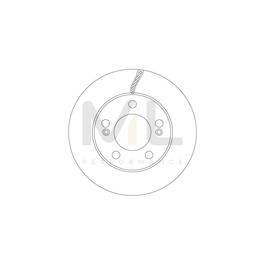 TRW DF6888 Brake Disc Vented, Painted | ML Performance Car Parts